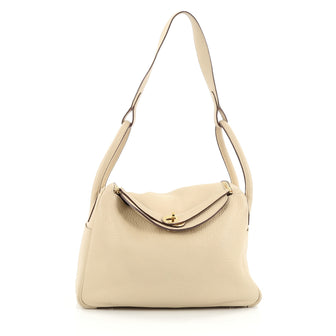 Hermes Lindy Handbag Clemence 30 Neutral 1845002