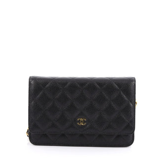 Chanel Wallet on Chain Quilted Caviar Black 1845101