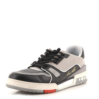 Louis Vuitton LV Trainer Sneaker Low Black Grey for Men