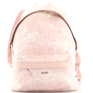 Christian Dior Kid's Toile de Jouy Backpack Printed Canvas Small
