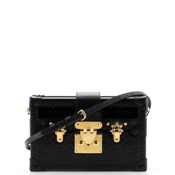 Louis Vuitton Petite Malle Handbag Monogram Vernis