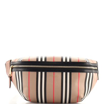 Burberry Sonny Waist Bag Icon Stripe E-Canvas Medium