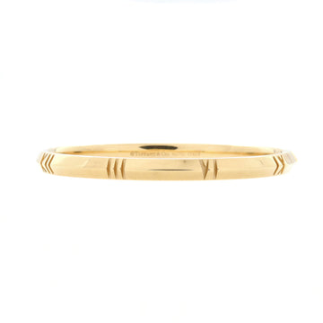 Tiffany & Co. Atlas X Closed Hinged Bracelet 18K Yellow Gold Narrow