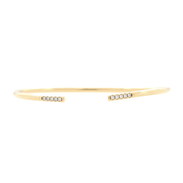 Tiffany & Co. Metro Wire Bracelet 18K Yellow Gold with Diamonds