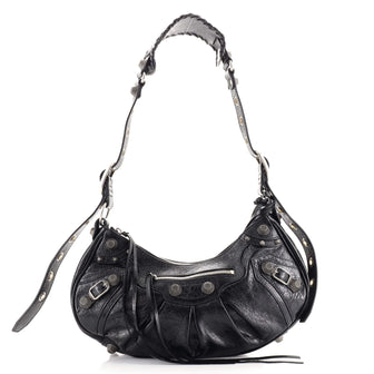 Balenciaga Le Cagole Giant Studs Shoulder Bag Leather Small