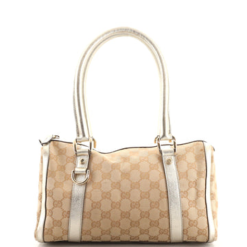Gucci Abbey Boston Bag GG Canvas Small