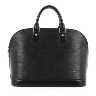 Louis Vuitton Vintage Alma Handbag Epi Leather PM Black 1846901