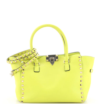 Valentino Garavani Rockstud Tote Pebbled Leather Small