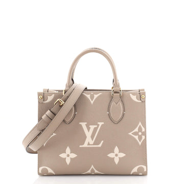 Louis Vuitton OnTheGo Tote Bicolor Monogram Empreinte Giant PM