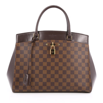 Louis Vuitton Rivoli Handbag Damier MM Brown 1847501