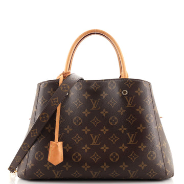 Louis Vuitton Montaigne Handbag Monogram Canvas MM