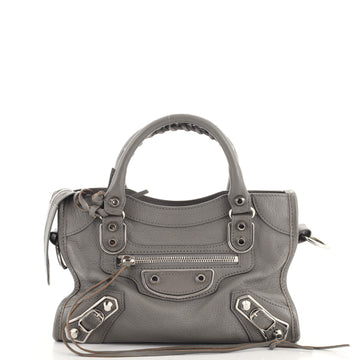 Balenciaga City Classic Metallic Edge Bag Leather Mini