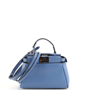 Fendi Peekaboo Bag Leather Micro
