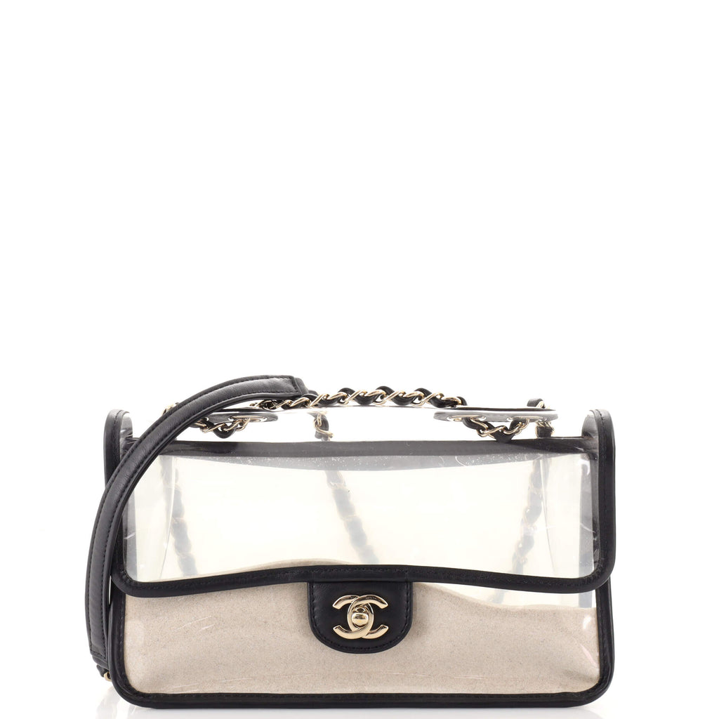 Chanel Coco Sand PVC Medium Flap Bag | Dearluxe