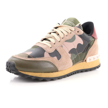 Valentino Garavani Rockrunner Sneakers Fabric and Leather