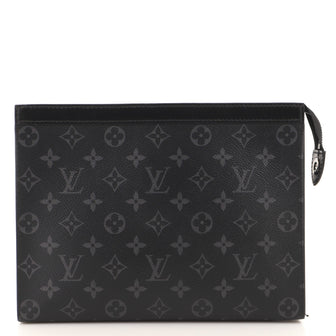 Louis Vuitton Pochette Voyage Monogram Eclipse Canvas MM