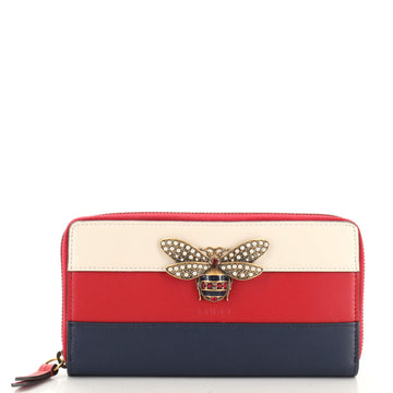Gucci Queen Margaret Zip Around Wallet Leather