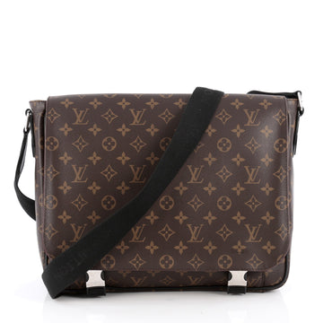 Louis Vuitton Clarence Handbag Macassar Monogram Canvas Brown 1849801