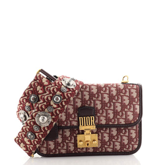 Christian Dior Dioraddict Flap Bag Oblique Canvas Small