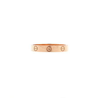 Cartier Love Wedding Band Ring 18K Rose Gold