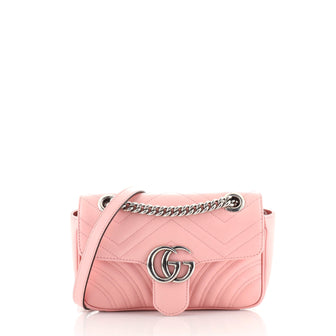 Gucci GG Marmont Flap Bag Matelasse Leather Mini