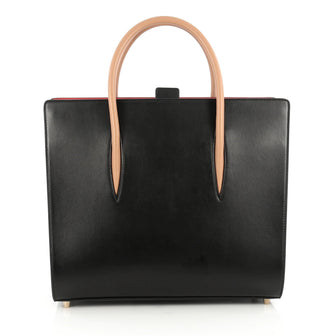 Christian Louboutin Paloma Tote Leather Large Black 1851002