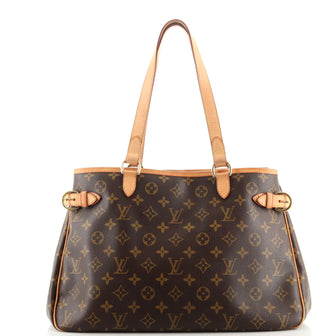 Louis Vuitton Batignolles Handbag Monogram Canvas Horizontal