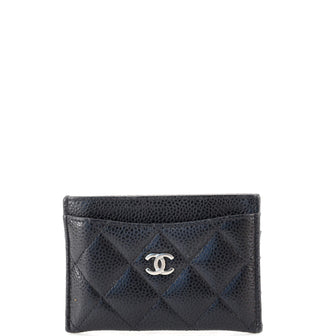 Chanel Classic Card Holder Quilted Caviar