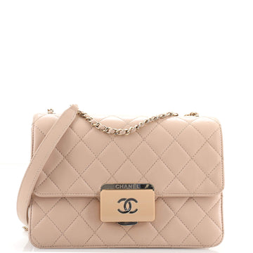 Chanel Beauty Lock Flap Bag Quilted Sheepskin Small