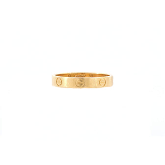 Cartier Love Wedding Band Ring 18K Yellow Gold