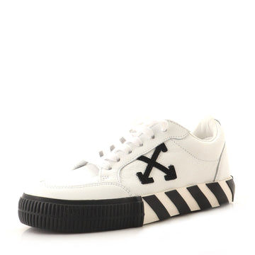 Off White Vulcanized Low-Top Sneakers Leather