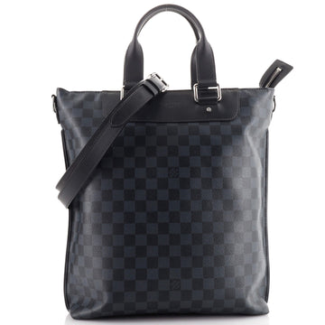 Louis Vuitton Cabas Sac Jour Satchel Damier Cobalt