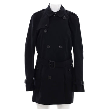 Burberry Men's Kensington Heritage Mid-Length Trench Coat Cotton