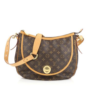 Louis Vuitton Tulum Handbag Monogram Canvas GM Brown