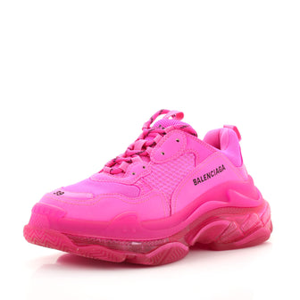 pink balenciaga triples balenciaga trainers women