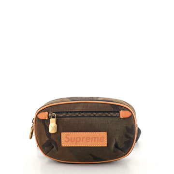 Louis Vuitton Bum Bag Limited Edition Supreme Camouflage Canvas