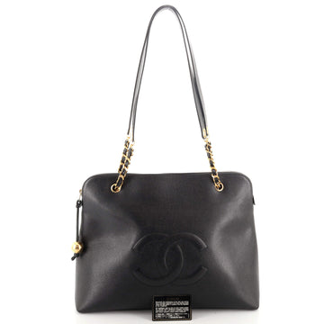 Chanel Vintage Timeless Zip Tote Caviar Large