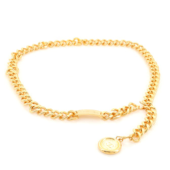 Chanel Vintage Medallion Chain Belt Metal