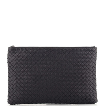 Bottega Veneta Zip Pouch Intrecciato Nappa Large