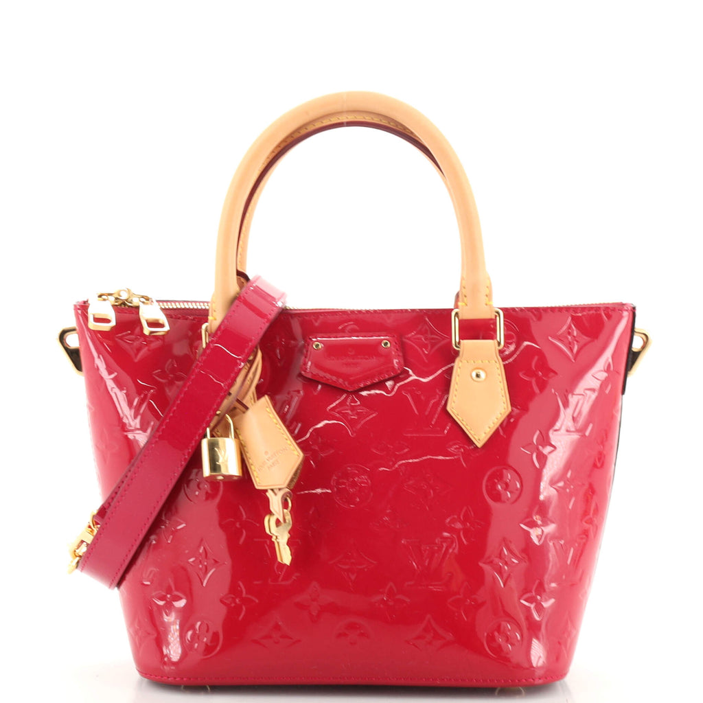 Louis Vuitton 2014 Pre-owned Vernis Montebello PM Handbag - Red