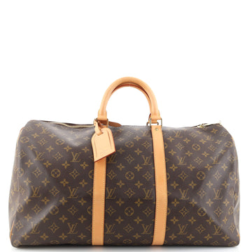 Louis Vuitton Keepall Bag Monogram Canvas 50