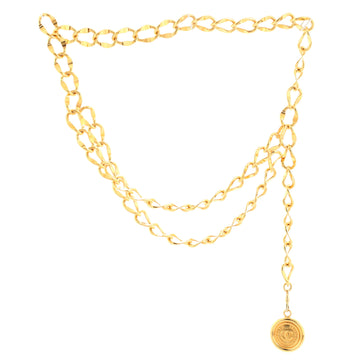 Chanel Vintage Medallion Chain Belt Metal