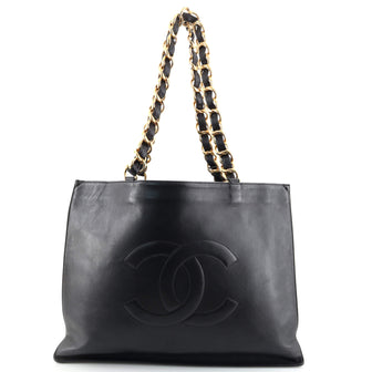 Chanel Vintage CC Chain Tote Lambskin XL