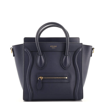 Celine Luggage Bag Smooth Leather Nano