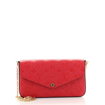 Louis Vuitton Felicie Pochette Monogram Empreinte Leather