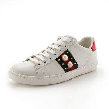 Gucci Ace Sneakers Embellished Leather