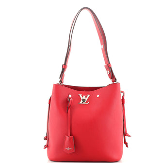 Louis Vuitton Lockme Bucket Bag Leather