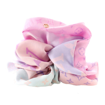 Louis Vuitton Scrunchie Monogram Silk