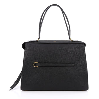 Celine Ring Bag Leather Medium Black
