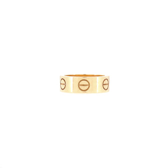 Cartier Love Band Ring 18K Yellow Gold